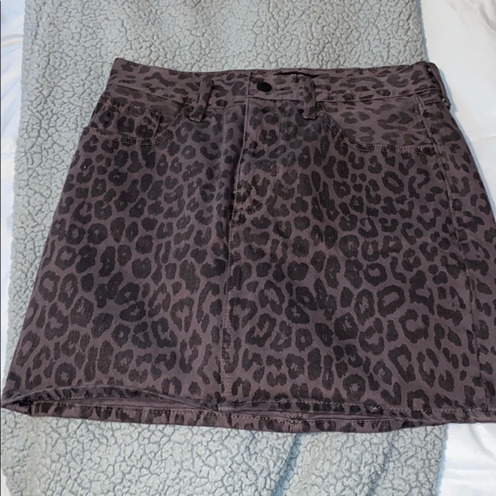 LEPORD DENIM SKIRT
